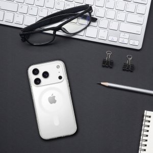 iLike Tylny pokrowiec Apple iPhone 17 Pro Acrylic Magsafe Case Transparent 3