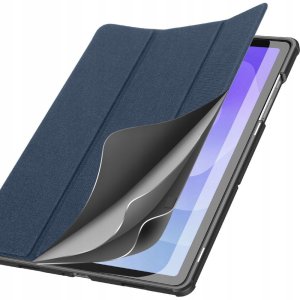 Etui na tablet iLike Etui książkowe Dux Ducis Galaxy Tab A9 Plus / Tab A11 Plus Domo Series Tri-fold Stand PU Leather Tablet Cover Blue 6
