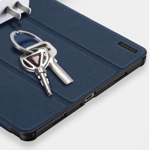 Etui na tablet iLike Etui książkowe Dux Ducis Galaxy Tab A9 Plus / Tab A11 Plus Domo Series Tri-fold Stand PU Leather Tablet Cover Blue 8