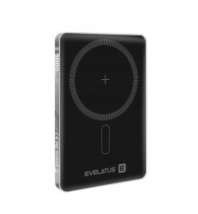 Evelatus Ārējais akumulators Evelatus Evelatus PD20W 5000mAh Power Bank MagLink Elite With Wireless charging EVEP02PBMES Silver EVEP02PBMES 3