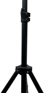 Statyw E-LIGHT 21M Premium Stabilny Metalowy statyw 2.1m max 1/4 skrūwy Pierścień LED Mocowanie kamery czarny 2