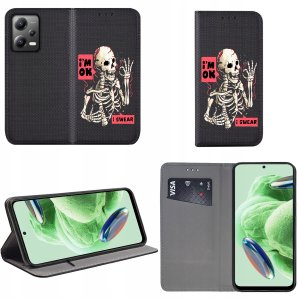 krainaGSM Do Xiaomi Redmi Note 12 5G Magnet Wzory Szkło 2