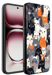 krainaGSM Etui Do Oppo Reno 12 5G | Wzory | Silikonowe Matt Case 2