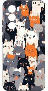 krainaGSM Etui Do Oppo Reno 12 5G | Wzory | Silikonowe Matt Case 3