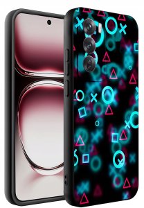 krainaGSM Do Oppo Reno 12 5G | Wzory | Silikonowe Matt Case 2