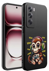 krainaGSM Do Oppo Reno 12 5G | Wzory | Silikonowe Matt Case 2