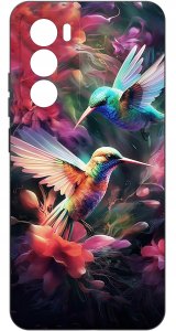 krainaGSM Do Oppo Reno 12 5G | Wzory | Silikonowe Matt Case 3