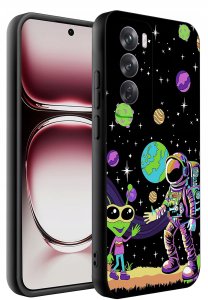 krainaGSM Etui Do Oppo Reno 12 5G | Wzory | Silikonowe Matt Case 2