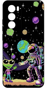 krainaGSM Etui Do Oppo Reno 12 5G | Wzory | Silikonowe Matt Case 3