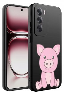 krainaGSM Do Oppo Reno 12 5G | Wzory | Silikonowe Matt Case 2