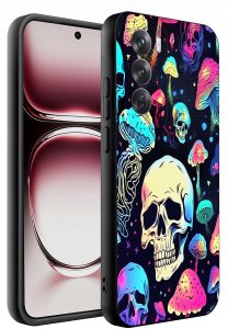 krainaGSM Do Oppo Reno 12 5G | Wzory | Silikonowe Matt Case 2