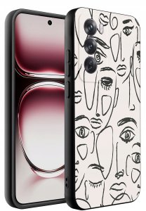 krainaGSM Do Oppo Reno 12 5G Wzory Silikonowe Matt Case 2