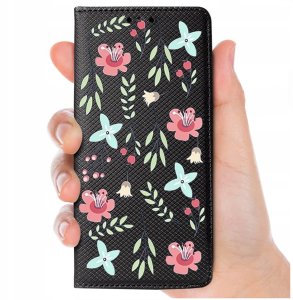 krainaGSM Etui Do Samsung A13 5G / A04S Magnet Wzory + Szkło 5