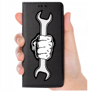 krainaGSM Etui Do Samsung A13 5G / A04S Magnet Wzory + Szkło 5