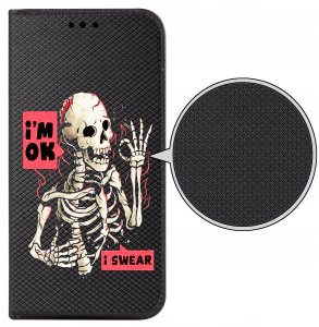 krainaGSM Etui Do Samsung A13 5G / A04S Magnet Wzory + Szkło 2