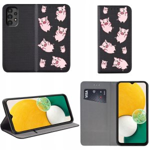 krainaGSM Do Samsung Galaxy A13 4G Magnet Wzory + Szkło 3