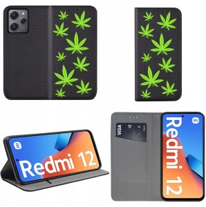krainaGSM Do Xiaomi Redmi 12 4G Magnet Wzory Case Szkło 3