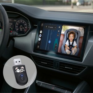 Xblitz Coco niania samochodowa z bezprzewodowym adapterem CarPlay 7