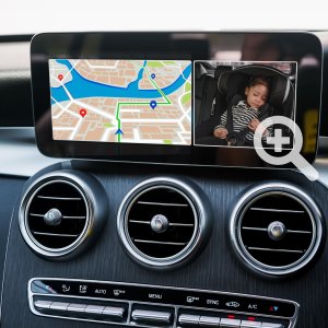 Xblitz Coco niania samochodowa z bezprzewodowym adapterem CarPlay 8