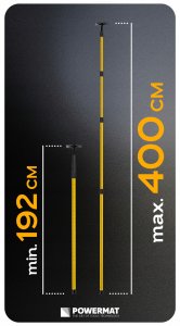 Leica Tyczka Rozporowa do poziomicy laserowej statyw Rozporowy lasera 192-400cm 11