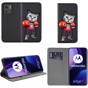krainaGSM Etui Do Motorola Moto Edge 40 Magnet Wzory Case 2