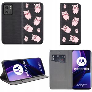 krainaGSM Etui Do Motorola Moto Edge 40 Magnet Wzory Case 2