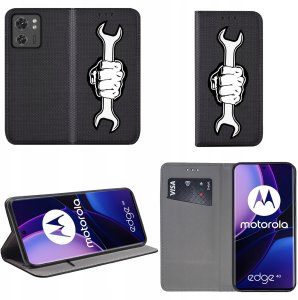krainaGSM Etui Do Motorola Moto Edge 40 Magnet Wzory Case 2
