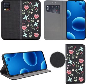 krainaGSM Etui Do Realme 8 | 8 Pro Magnet Wzory Case + Szkło 9H 2