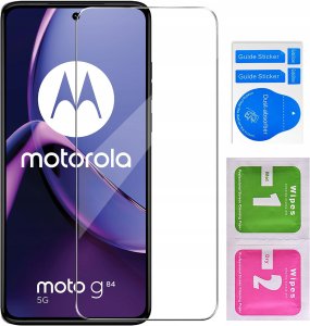 krainaGSM Etui Do Motorola Moto G84 5G Magnet Wzory Case Portfel + Szkło 9H 9