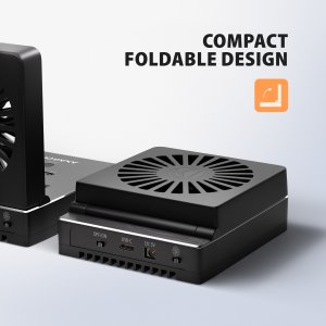 Stacja dokująca Axagon AXAGON stacja dokująca USB-C 20Gb/s dla 2× dysków M.2 NVMe/SATA SSD z funkcją klonowania 3