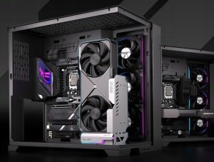 EZDIY-FAB Shield ARGB pionowy uchwyt do karty graficznej GPU Taśma PCIE 5.0 2