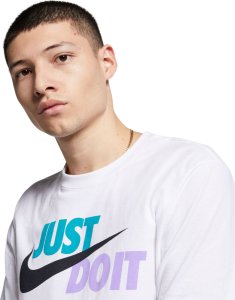Nike Tee Just Do It Swoosh biała AR5006 101 2XL 5