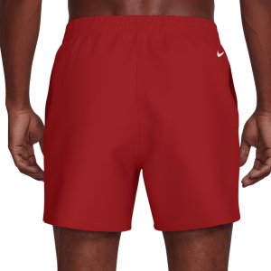 Nike Spodenki kąpielowe Nike Logo Lap 5" Volley czerwone NESSG574 614 M 2
