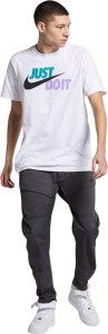 Nike Koszulka męska Tee Just Do It Swoosh biała (AR5006 101 L) 6