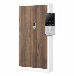 Jan Nowak DANIEL cabinet ECO* WHITE RAL9003 + WOODGRAIN H1850*W900*D400 2