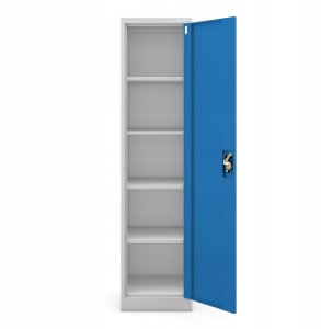 Jan Nowak ALEX Cabinet Light grey RAL7035 + Blue RAL5017 H1850*W450*D400 4
