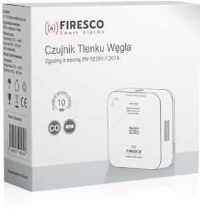 Firesco Czujnik tlenku węgla FCO-850 SA 5