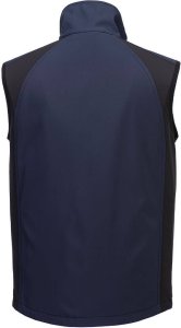 4kom.pl CD876 Kamizelka Softshell ECO* WX2 (2L) granatowy 5XL 4