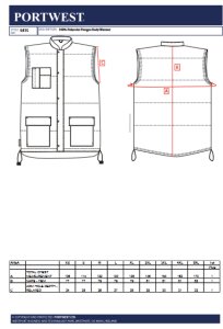 Kurtka męska Portwest S415 - Ocieplacz wodoodporny Classic - leśny L 5