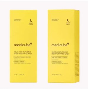 Medicube Maseczki do twarzy Kojic Acid Turmeric Night Wrapping Mask 75ml 2
