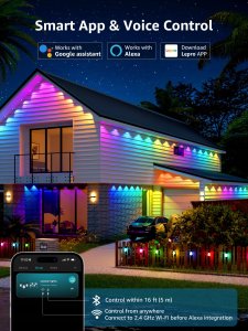 Kinkiet Nanoleaf Lampa zewnętrzna Lepro E1-30 4