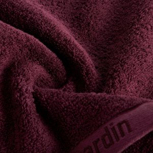 Eurofirany Ręcznik do rąk frotte EVI 30x50 burgundowy 430 g/m 4