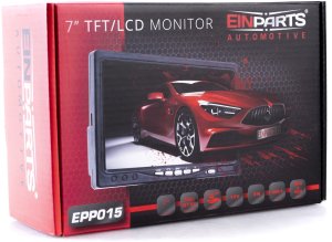 Einparts Automotive EINPARTS MONITOR TFT LCD 7 CALI DO KAMERY COFANIA Z PRZEŁĄCZNIKIEM SYGNAŁU 4