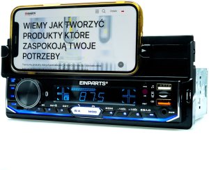 Radio samochodowe Einparts Automotive EINPARTS AUTOMOTIVE RADIO EPCR14 DO SAMOCHODÓW ZUCHWYT NA TELEFON LCD 4X50W 13
