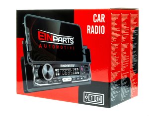 Radio samochodowe Einparts Automotive EINPARTS AUTOMOTIVE RADIO EPCR14 DO SAMOCHODÓW ZUCHWYT NA TELEFON LCD 4X50W 14