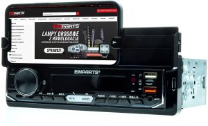 Radio samochodowe Einparts Automotive EINPARTS AUTOMOTIVE RADIO EPCR14 DO SAMOCHODÓW ZUCHWYT NA TELEFON LCD 4X50W 3