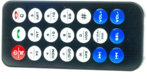 Radio samochodowe Einparts Automotive EINPARTS AUTOMOTIVE RADIO EPCR14 DO SAMOCHODÓW ZUCHWYT NA TELEFON LCD 4X50W 7