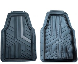 Einparts Automotive EINPARTS DYWANIKI GUMOWE 2 SZTUKI DO AUTA PVC ZESTAW Z MOŻLIWOŚCIĄ DOCIĘCIA 4