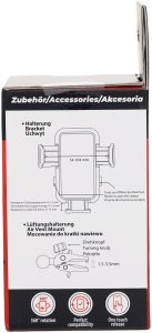 Einparts Automotive EINPARTS UCHWYT DO TELEFONU Z REGULOWANĄ DOLNĄ PÓŁKĄ DO KRATKI NAWIEWU 360 6
