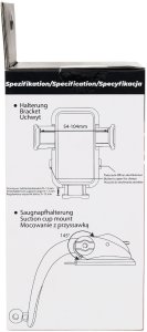 Einparts Automotive EINPARTS UCHWYT SAMOCHODOWY NA TELEFON DO SZYBY Z PRZYSSAWKĄ I OBRÓTEM 360 6
